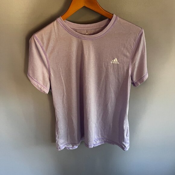 Adidas Women’s Light Purple Adidas Golf T-Shirt Workout Light weight Size XL - Picture 2 of 7